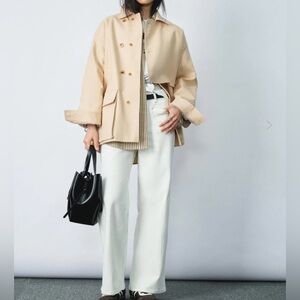 Urban Revivo Women’s Beige Trench Coat Size S